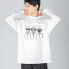 shuhei/adachiのTHREE-WISE-MONKEYS Big Long Sleeve T-Shirt