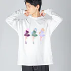 cube_c7の美女 Big Long Sleeve T-Shirt