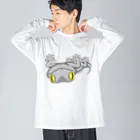 もむのふの爬虫類グッズやさんのニホンヤモリ Big Long Sleeve T-Shirt