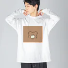 UKAのクマ好きな人が描いたクマ ビッグシルエットロングスリーブTシャツ