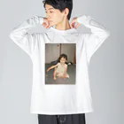 min.の2サイ Big Long Sleeve T-Shirt