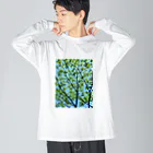 水彩屋の森林浴🌲 ビッグシルエットロングスリーブTシャツ