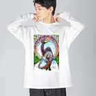 segasworksのデイノケイルス（ミュシャっぽい構図） Big Long Sleeve T-Shirt