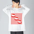 アレやコレ屋のカプレーゼヤ ビッグシルエットロングスリーブTシャツ