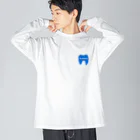 町の牛乳屋さんのBluetooth ビッグシルエットロングスリーブTシャツ