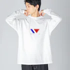早稲田フランス村の早稲田フランス村ロングTシャツ 루즈핏 롱 슬리브 티셔츠