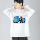 ryoのHello stained  ビッグシルエットロングスリーブTシャツ