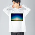 UMAMISYSTEMの夕方210518 ビッグシルエットロングスリーブTシャツ