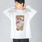 ポルコショップのみゅしゃどくろ Big Long Sleeve T-Shirt