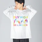 AURA_HYSTERICAのBuy high, sell higher ビッグシルエットロングスリーブTシャツ