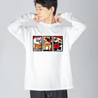 commonsenceのいのしかちょう Big Long Sleeve T-Shirt