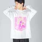 かわいいもののおみせ　いそぎんちゃくの💕🐰 Big Long Sleeve T-Shirt