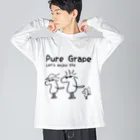 Pure Grape のPure Grape 【K.○○o○.T】 Big Long Sleeve T-Shirt