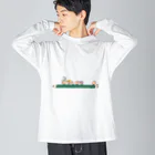 つぶっちーズのつぶっちーズ　「遠足」 Big Long Sleeve T-Shirt