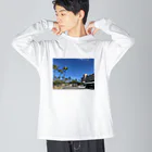 kazuminのBlue sky ビッグシルエットロングスリーブTシャツ