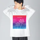 photo-kiokuの蓮 ビッグシルエットロングスリーブTシャツ