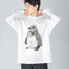 白山の山ショップのこどものぺんぎん Big Long Sleeve T-Shirt