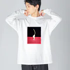 紅クラゲの自立ニンニク Big Long Sleeve T-Shirt