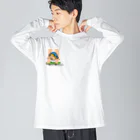 つぶっちーズのスケボーつぶっちと人。 Big Long Sleeve T-Shirt