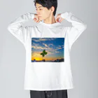 seaの四つ葉 ビッグシルエットロングスリーブTシャツ