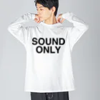 TOKYO LOGOSHOP 東京ロゴショップのSOUND ONLY-サウンド・オンリー- ビッグシルエットロングスリーブTシャツ