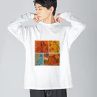 カーソル合わせてのOchre Big Long Sleeve T-Shirt