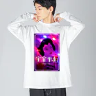 AKI IJUIN　GRAPHICSのUniverse Peace　Ⅱ Big Long Sleeve T-Shirt