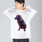 flatcoatedretrieverのflatcoated retriever Big Long Sleeve T-Shirt