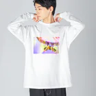 halo arts (はろあーつ)🌈中村大当たり🎯のキラグラ ビッグシルエットロングスリーブTシャツ