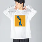 51-86のカイジュウ ビッグシルエットロングスリーブTシャツ