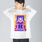 panda to kageのデコ娘 ビッグシルエットロングスリーブTシャツ