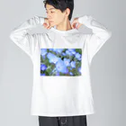 CANVAS.Incのphoto-ネモフィラ ビッグシルエットロングスリーブTシャツ