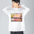 yukepanshopの東京シンボル Big Long Sleeve T-Shirt