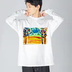 ▲ゆっこ(岩手産のスカイツリー )▲の猫farm Big Long Sleeve T-Shirt