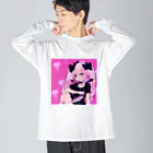 あくむ病院の包丁少女 Big Long Sleeve T-Shirt