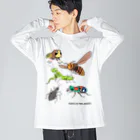 幻想水系branch　byいずもり・ようのentomograffiti　〜predators〜 ビッグシルエットロングスリーブTシャツ