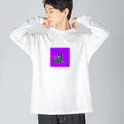 ははは HAHAHAのKanekuimushiくん Big Long Sleeve T-Shirt