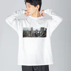 夢工房の都景色(前面印刷) Big Long Sleeve T-Shirt