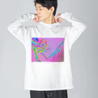 蟷螂の斧 オオカツ👅のMantis Big Long Sleeve T-Shirt