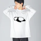 hichikoの赤ちゃんパンダ　横 Big Long Sleeve T-Shirt