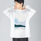 idmのずれた空 ビッグシルエットロングスリーブTシャツ