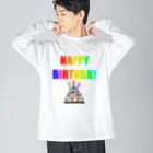 のほ本舗のハッピーバースデー Big Long Sleeve T-Shirt