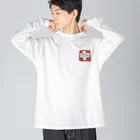 シンパパのひで＆せいちゃんshopのNOマスク Big Long Sleeve T-Shirt