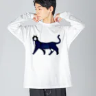 segasworksのハチワレねこ Big Long Sleeve T-Shirt