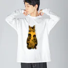 Astrolab • アストロラーベのCat and Boners Big Long Sleeve T-Shirt