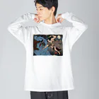 nidan-illustrationの"武者絵" 1-#1 Big Long Sleeve T-Shirt