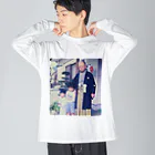 ハゲのメガネのじぃじとまご Big Long Sleeve T-Shirt