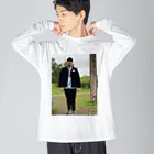 24NEET@Memoryの｢事件に遭遇し立ち尽くす市民｣ Big Long Sleeve T-Shirt