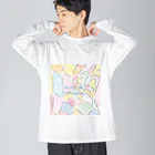 LeafCreateのQuite Stone Fun Festival ビッグシルエットロングスリーブTシャツ