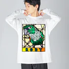 shi-chi Labo graph(詩一）のRODY！！ ビッグシルエットロングスリーブTシャツ